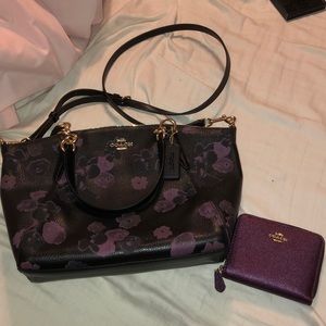 COACH matching purse & wallet 💜
